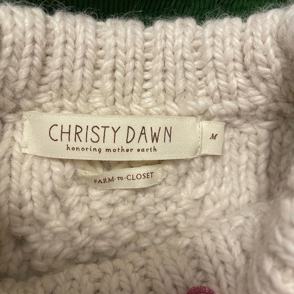 Christy Dawn The Ricky Sweater Medium Alpaca - Picture 9 of 13